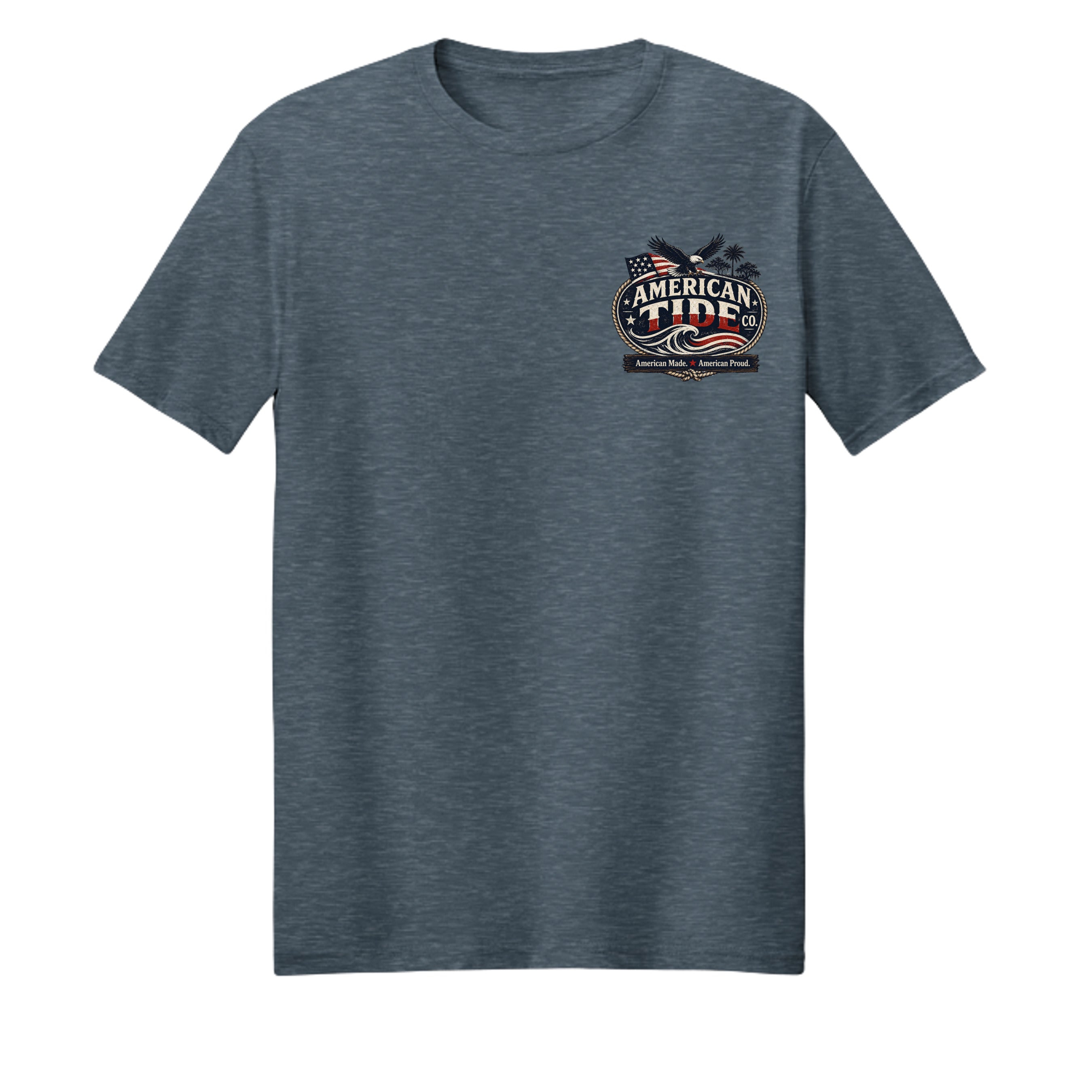 Dark Heather - 3000 - FRONT