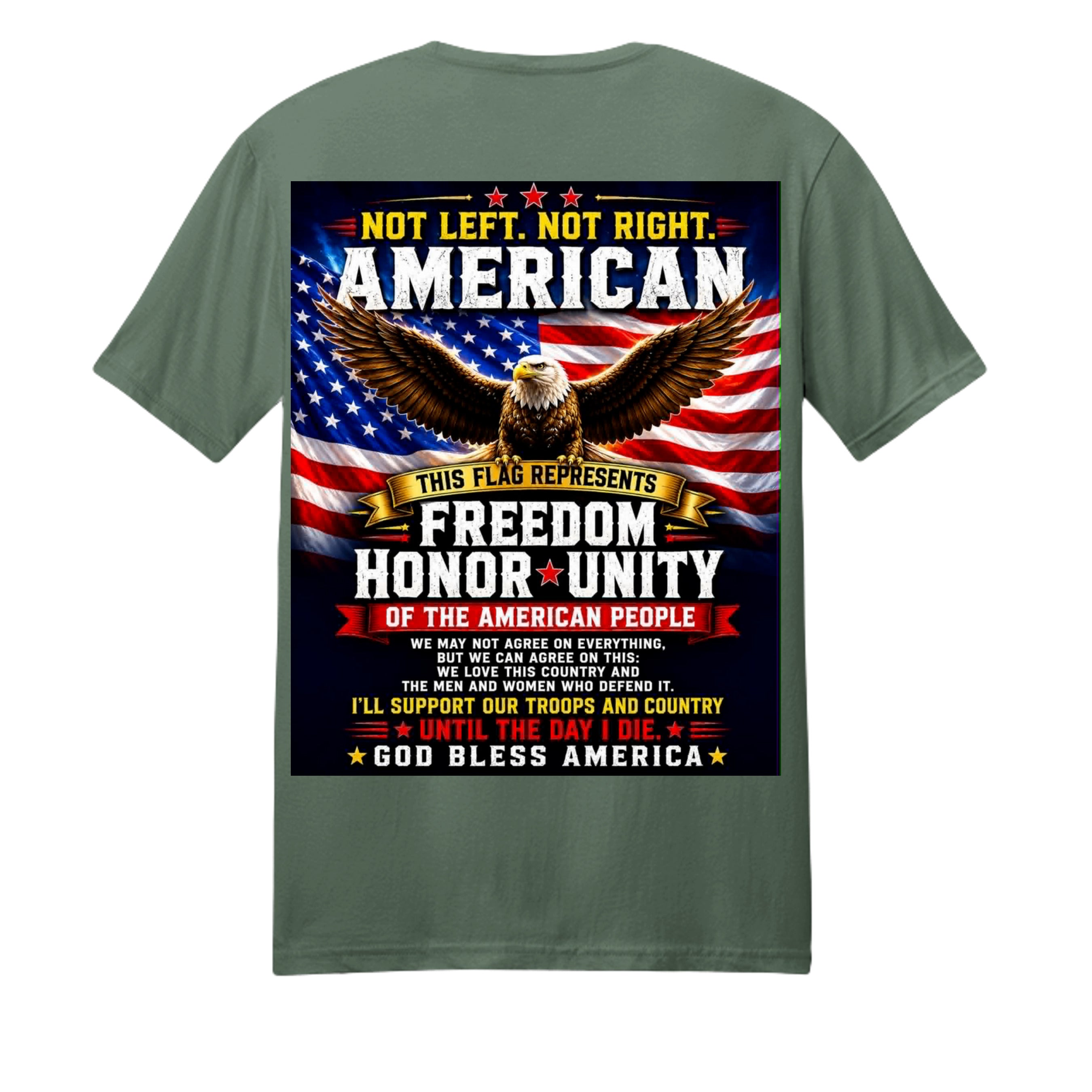 Military Green - 3000 - BACK